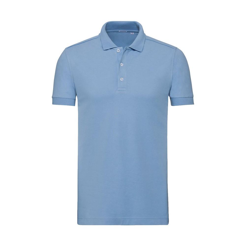 Russell Mens Stretch Fitted Polo Shirt