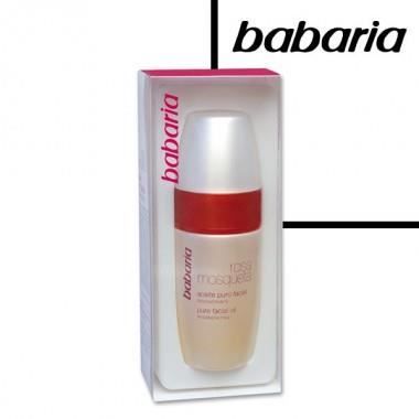 Huile visage - BABARIA - 50ml - Rose musquée - Régénérante - Tous types de peau