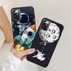 For ZTE Blade A72 5G Phone Case astronaut Animals Silicone Protection Back Cover For ZTE A72 5G A 72 7540N Funda Coque Protector