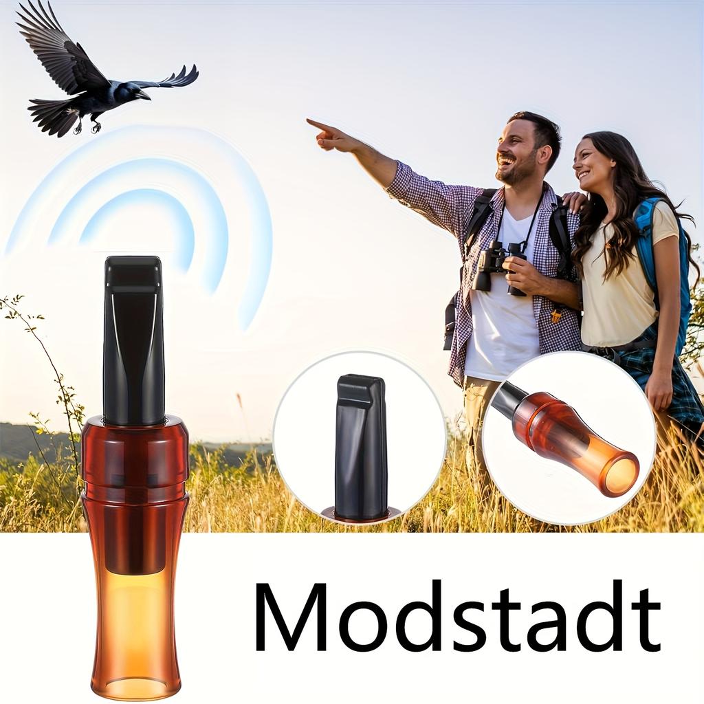 Biomimetische Krähenpfeife, Lockpfeife, Originalton, Imitations-Krähenlockpfeife, Geeignet für die Jagd im Freien