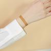 Punk Mesh Strap Chain Bracelet for Women,Stainless Steel Adjustable Chain Bracelets,18K Gold Plated Accessory Gift