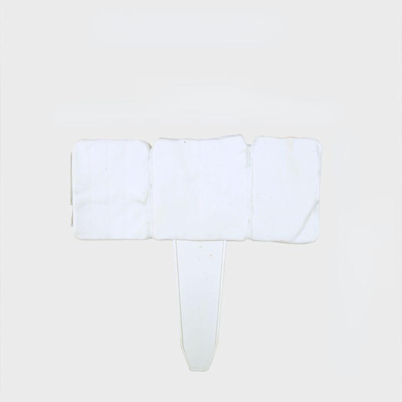 20pcs Plastic Garden Edging Border, Imitation Stone Fence Panels, Patio Outdoor Barrier Villa Decoration Gardening Anti-corrosion Smal