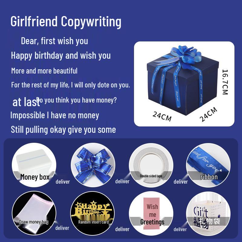 Celebrity Style Surprise Explosion Birthday Gift Box for Kids