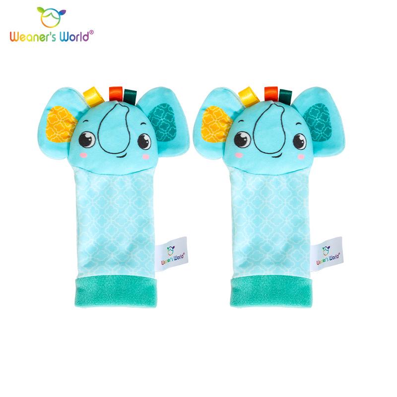 Newborn Baby Rattle Wristband and Socks Set, Educational Toy for 0-2 Years
