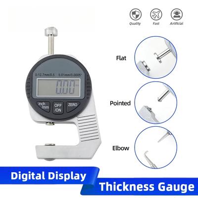 Digital Thickness Gauge Measuring Tools Electronic Thickness Meter Measure Thickness Of Paper Cloth Thin Metal Micrometer 0.01mm