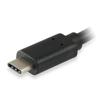 Equip 133455, 0,15 m, USB C, USB A, 3.0 (3.1 Gen 1), Mâle-Femelle, Noir