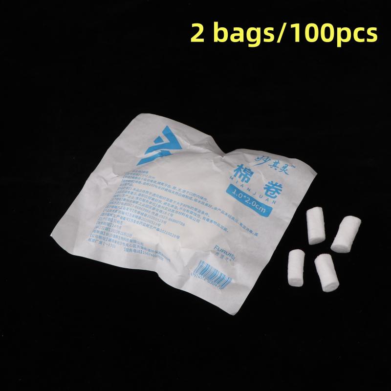 2/5 Packungen Nasenbluten-Stopper Blutstopp Wattebausch Dental Hämostase Nasenblutungsstopp Wattestäbchen für Kinder Stoppt Blutungen schnell