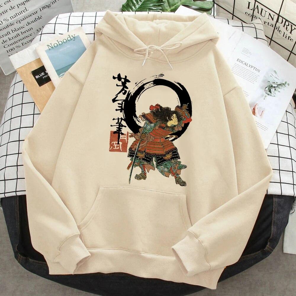 

Толстовка унисекс, толстовки с капюшоном «Самурай», женская забавная рубашка с капюшоном с графическим рисунком, толстовки, женская уличная одежда, тянет