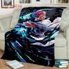 Anime Jujutsu Kaisen Itadori Yuji 3D Blanket,Soft Throw Blanket for Home Bedroom Bed Sofa Picnic Travel Office Cover Blanket Kid