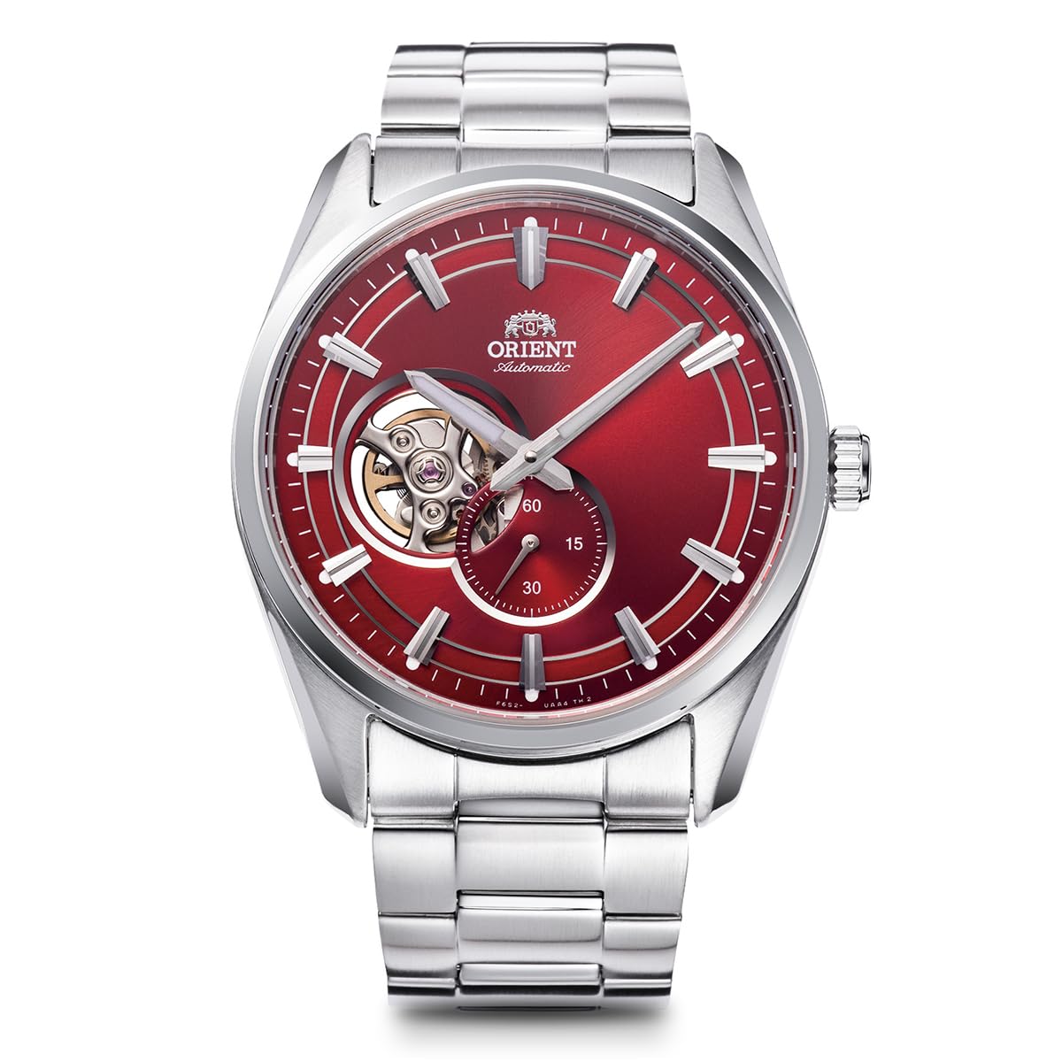

ORIENT Automatic Watch Contemporary Mechanical Automatic Domestic Manufacturer Warranty Open Heart Red [ORIENT] Semi-skeleton RN-AR0010R Men s червоний