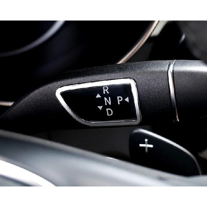 Pentru Mercedes-Benz Vito W447 2014-Accesorii din aliaj de aluminiu Maneta interioara schimbatoare + Capac tijei stergatoare Trim Car