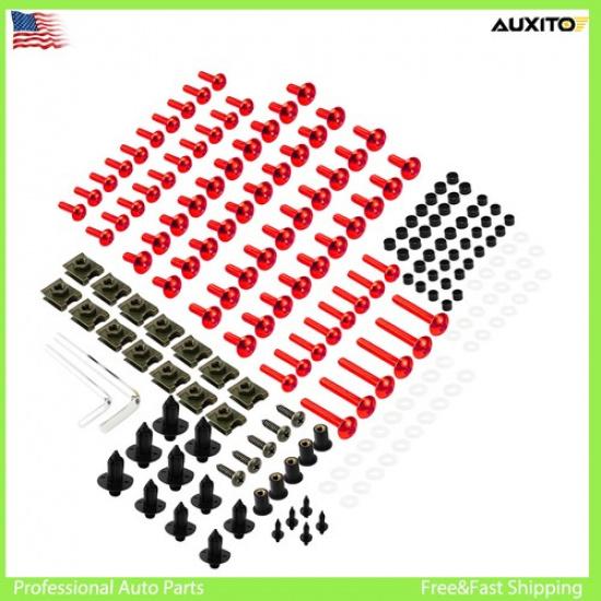 Universal Set Body Fairing Bolt Complete Screws Fit YMH Suzuki Honda Kawasaki