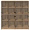 Highboard 2 Pcs Artisan Oak 68 X 37 X 142 Cm Engineered Wood