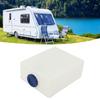 10 Gallons RV Water Storage Tank 19.7 X 15.7 X 7.9in Heat Cold Resistant PE Fresh Water Tank for Trailer Boat Yacht