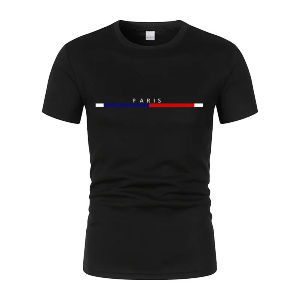 New Summer Men's FashionShort Sleeve T-Shirt Casual Quick-Drying BreathableLoose Sports Top Hip-Hop Street Men's Clothing