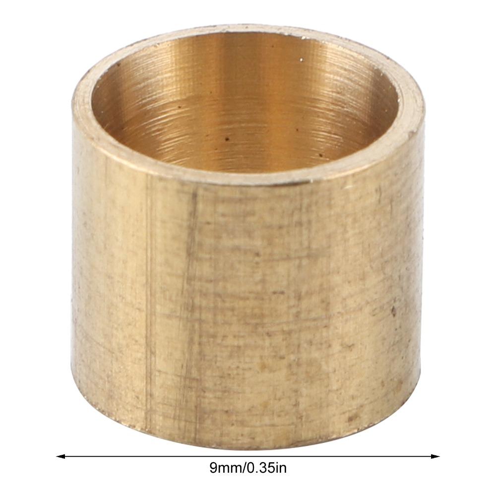 10pcs Copper Tip Billiards Cue Ferrules Portable Billiard Cue Tips  Billiards Repair