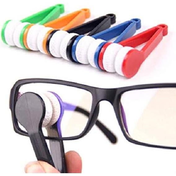 HSAN 15 Pcs Sun Glasses Cleaner,Mini Eyeglass Cleaner Microfiber Spectacles Cleaner Sun Glasses Bursh Soft Brush Cleaning Tool for Eyeglass
