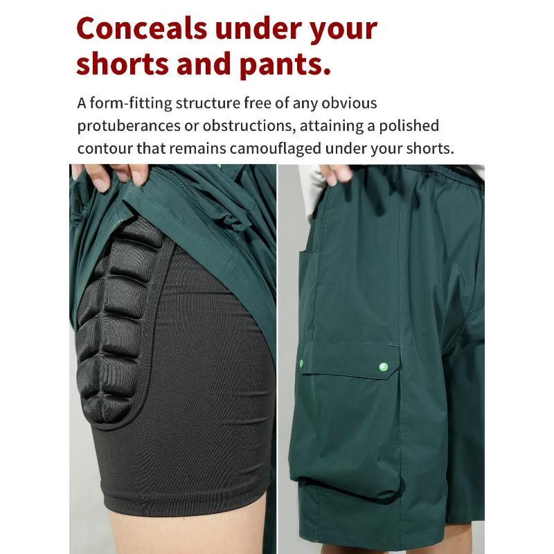 Ski Snowboard Protective Shorts 3D Hip Knee Butt Pads Protective Gear for Skiing Snowboarding Ice Skating Fall Prevention Padded