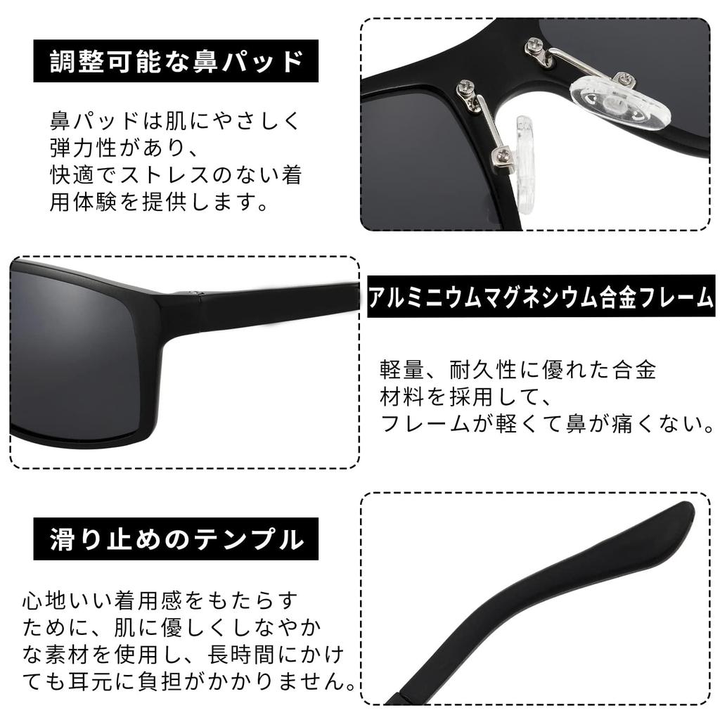 SOXICK Driving UV400 Sports UV Sun Perfect for and Outdoor Perfect for Day Men's Sunglasses, Protection, Polarized, Stylish, Sunglasses,