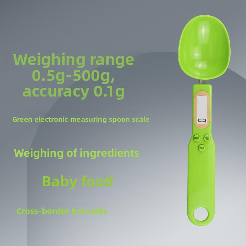 Electronic Measuring Spoon Scale Household Small Electronic Scale Weighing Spoon Weighing Kitchen Ingredients Food Scale Cat Food Weighing Gram