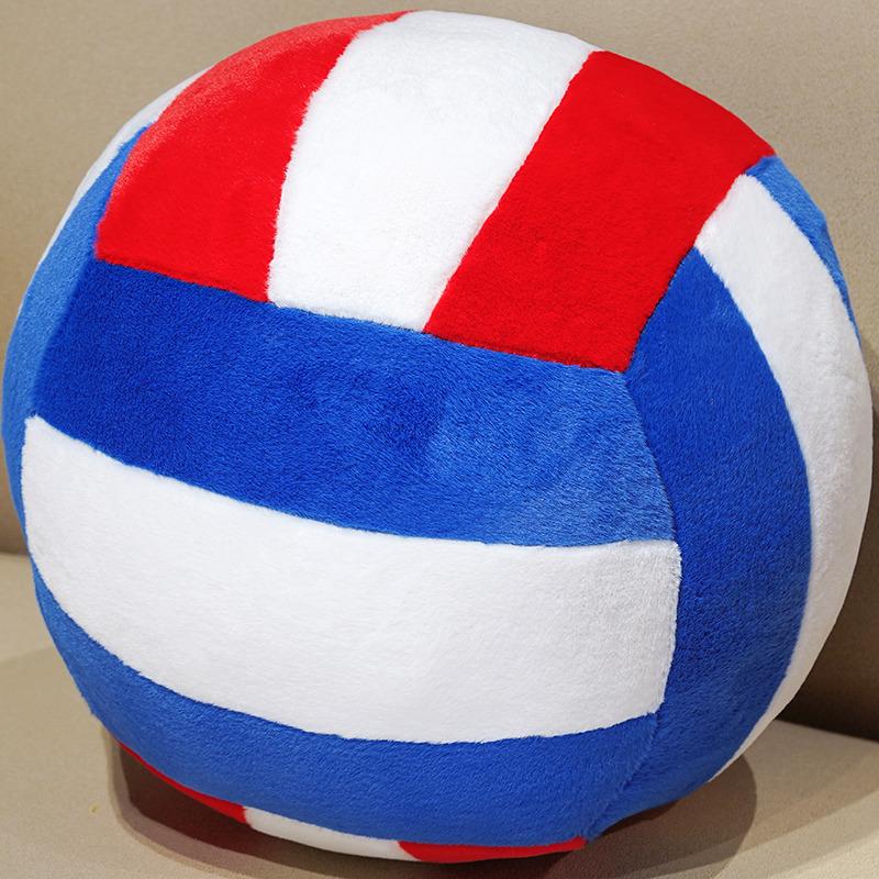 New Amusing Lifelike Volleyball Plush Toys Stuffed Full Colorful Doll Soft Throw Pillow Creative Home Decor Sofa Backrest