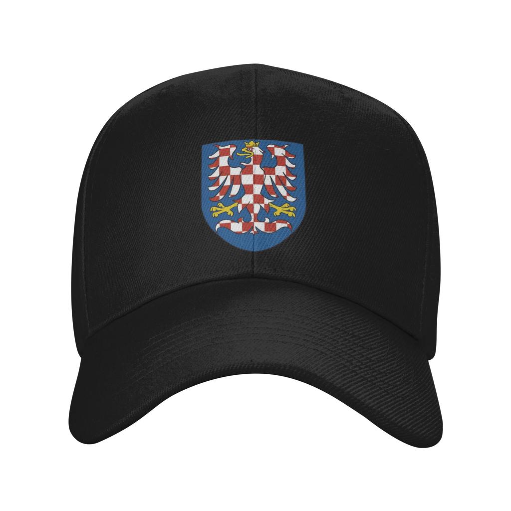 UnisexCzech Republic Coat of Arms Hat Vintage  Snapback Cap Adjustable Casual Headwear