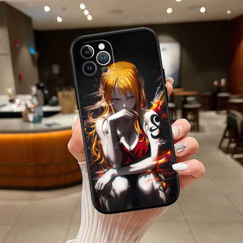 One Piece Nami Phone Case for Samsung S20 S21 S21S S22 S23 S24 FE Ultra Plus Lite F06 F16 M06 M16 M56 A07 A17 A36 A37 A55 A57