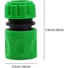 8 Pack Garden Hose Connector , Fitting for 1/2 Inch (15mm) Hosepipe End Quick Connect & Repair