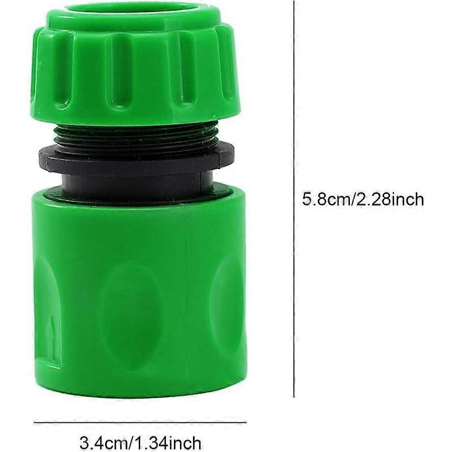 8 Pack Garden Hose Connector , Fitting for 1/2 Inch (15mm) Hosepipe End Quick Connect & Repair