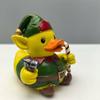 Christmas Duck Statues Animal Figurines Sculptures Desktop Ornament for Bookshelf Home Decors Collectible Figurines
