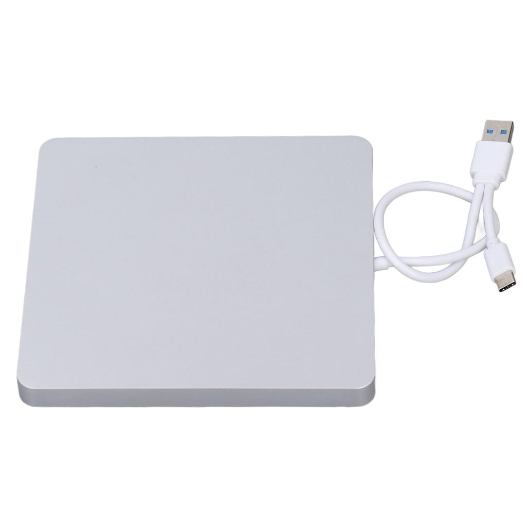 Externes DVD-Laufwerk USB 3.0 Typ C CD-Brenner Slim Tragbares CD-DVD Optisches Laufwerk Rewriter Player für Laptop Desktop-PC