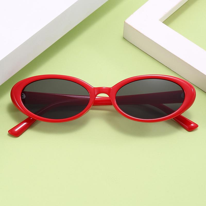 Small Oval Women's Sunglasses New Fashion Sun Glasses Female Retro Colorful Shade Eyeglasses UV400