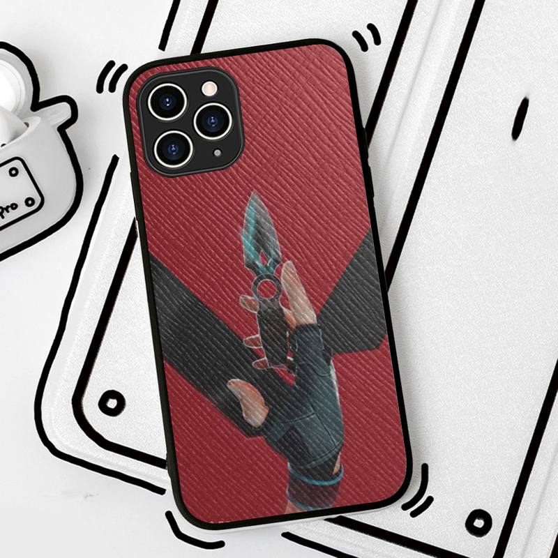 

VALORANT Phone Case Hard Leather Case for iPhone 11 12 13 Mini Pro Max 8 7 Plus SE 2020 X XR XS Coque iphone XR