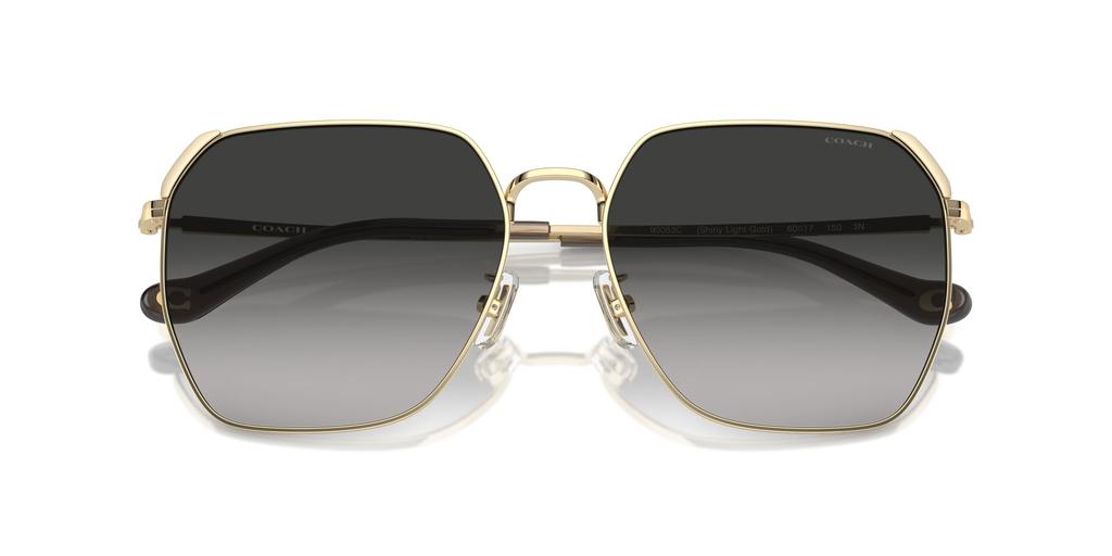 Coach Sunglasses HC7165D CR638 SHINY LIGHT GOLD 60 Women's