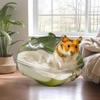 Nyt Gennemsigtigt Hamsterbur Eksternt Badeværelse Toilet Sandkasse Nem At Rengøre Stor Plads Aftageligt Bad Lille Kæledyrs Bad Tilbehør