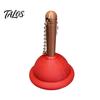Toilet Plunger Clicker Mini Keychain, 3D Printed Finger Purse Charm Toy, Backpacks Handbag Charm, Gag Gift