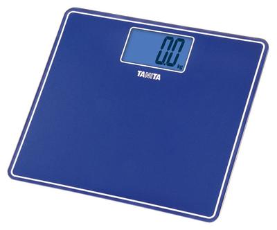 ميزان حمام رقمي يعمل عند الوقوف عليه، أزرق، HD-382 MB،