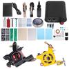 Coil Tattoo Machine Set Foot Pedal Novice Foot Pedal Clip Cord Practice Skin Tattoo Tool Kit