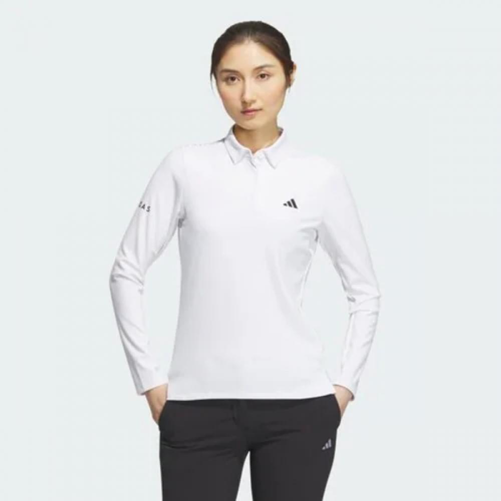 Adidas Golf 23 YearS Fw Women S Aerolady Long Sleeve Polo Shirt Hy0919
