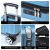 16" Rolling Suitcase with Universal Wheels for Business Travel - Suitable for Men, Women, and Students, Carry-On Approved
