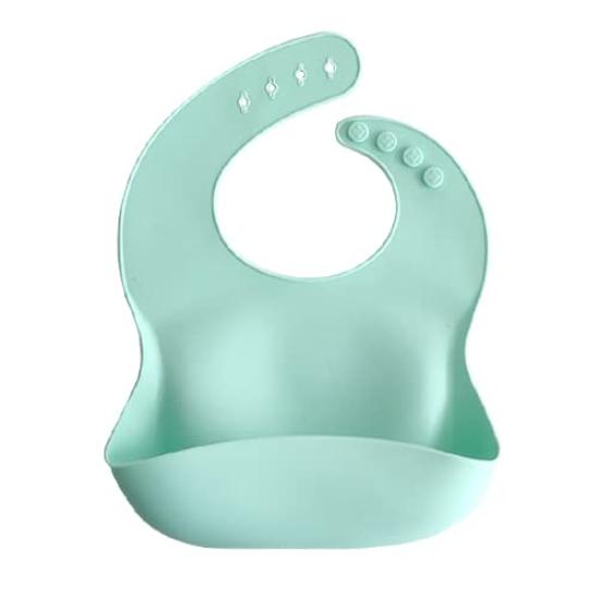 Mint Green Silicone Baby for Perfect for Babies [RemarksJapan] Bib, Washable, Mealtimes,