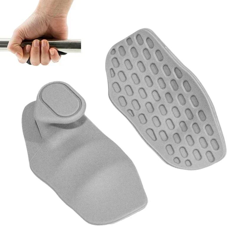 Silicone Palm Grip Pull Up Grips for Weightlifting Honeycomb Elastic Finger Anti-slip Glove Home Gym Fitness Equipment 1Pair