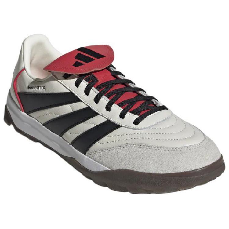 Adidas Predator Turf Trainer Comfortable Durable Non-Slip Wear-Resistant Soccer Shoes Men Soccer Shoes White Black JH8895