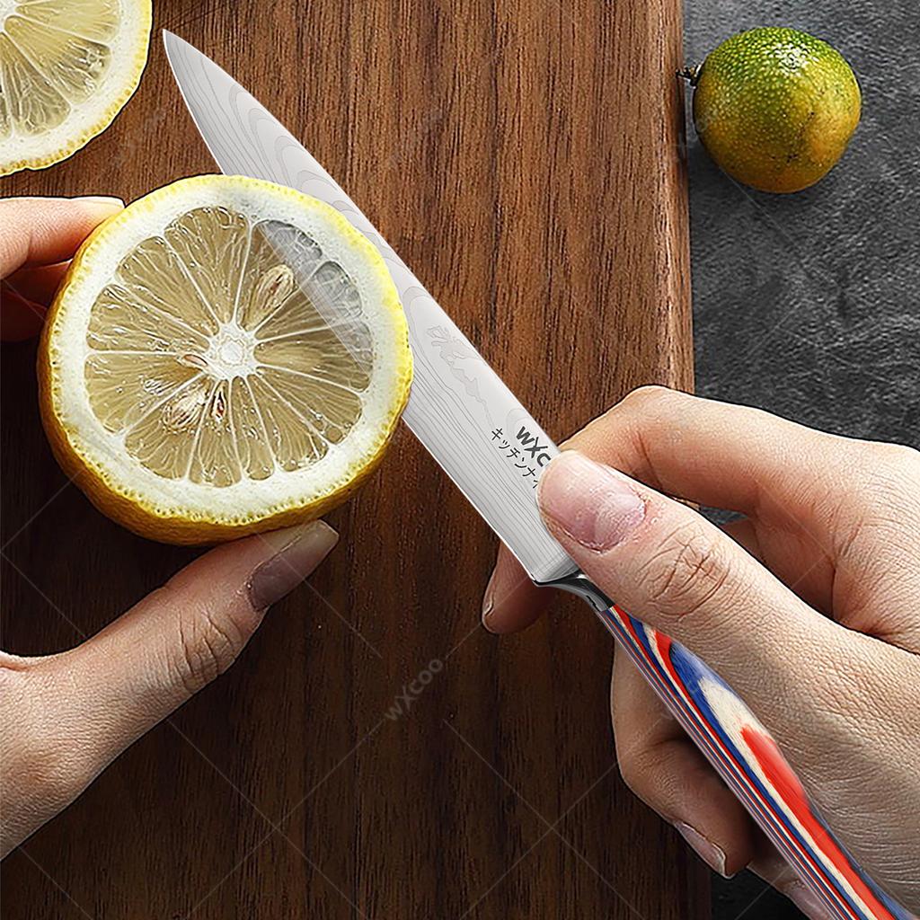 Kitchen Slicing Fruit Knife Cleaver Boning Knife Slicing Meat Cutting Knife Stainless Steel Kitchen Utility Knives with Gift Box