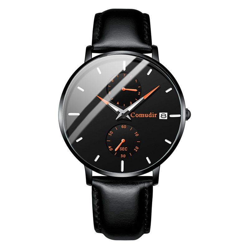 Teenager Ultra-thin Men's Watch Student Fashion Quartz Waterproof Simple Luminous Men's Watch