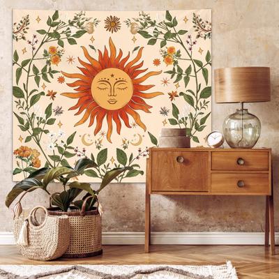 New Sun And Moon Bohemian Tapestry Creative Art Wall Hanging For Bedroom Living Room Home Decor