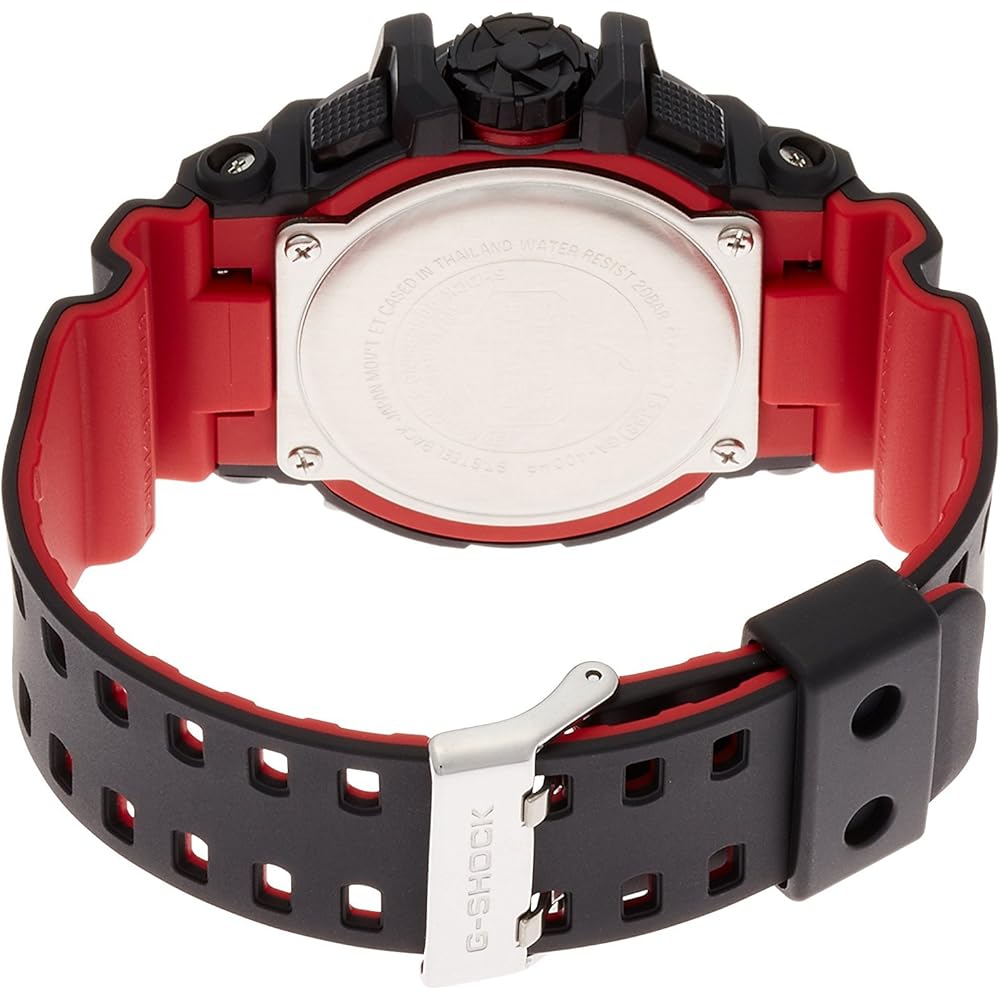 Casio G-Shock GA-400HR-1A Black and Red Series Analog-Digital Watch Water Resistant Durable Design