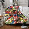 1 Stück Superheld Flanell Überwurfdecke Weich, Warm & Gemütlich für Sofa, Bett, Büro und Reisen Vielseitig für jede Jahreszeit Geschenk, Weihnachtsgeschenk