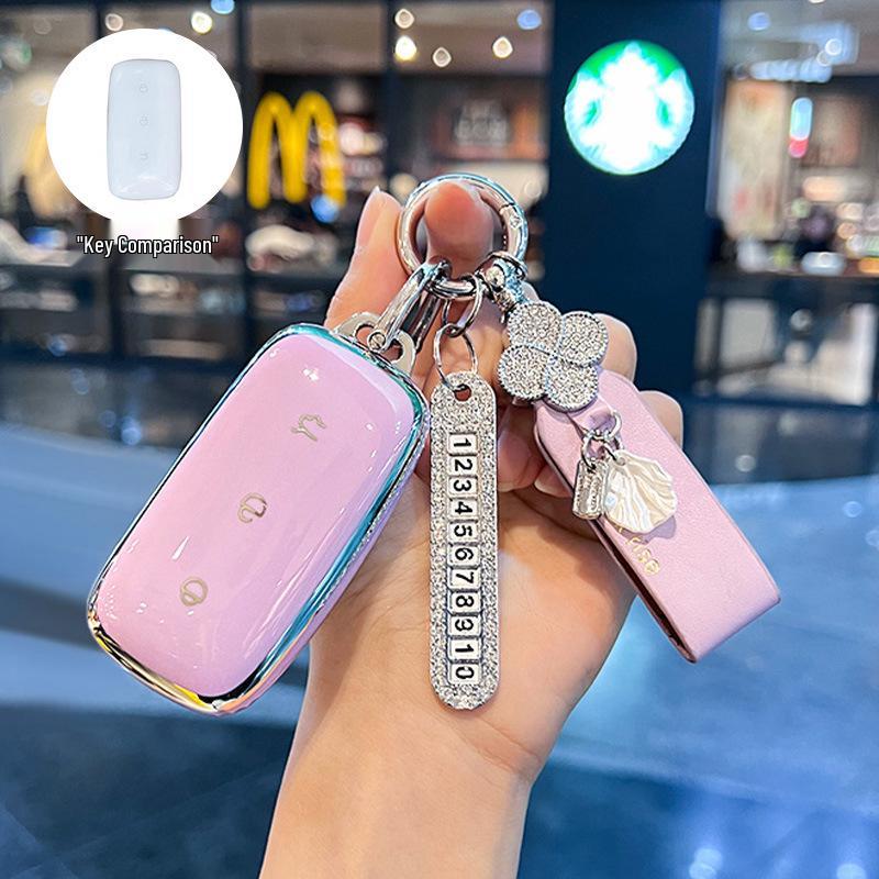 2025 Geely Galaxy E5 Key Case L6 Bag Starship 7 EMI Car L7 Shine 8 Shell Buckle