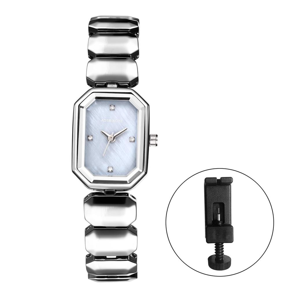 Cute and Stylish Square Watch for Women with Shell Design: Analog Display, Waterproof Quartz Movement, Fashion Watch for Women - Perfect Gift for